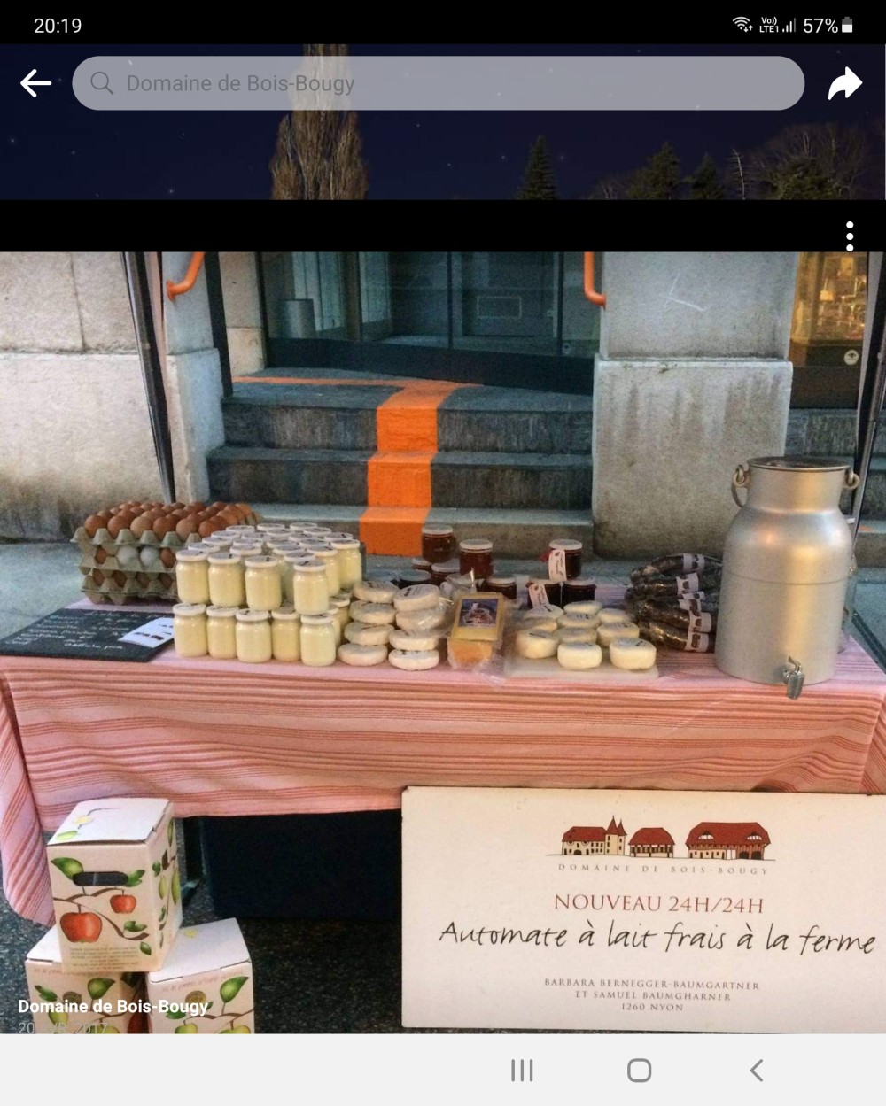 Domaine de Bois-Bougy, Self-service